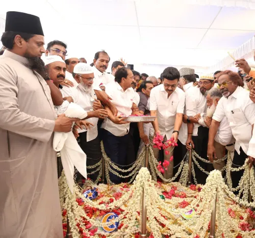 Stalin Honours Quaid-e-Millath on 131st Birth Anniversary