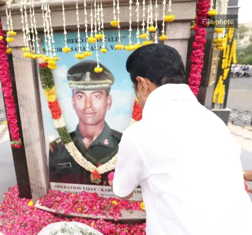 Stalin Pays Tribute to Kargil War Heroes on Victory Day