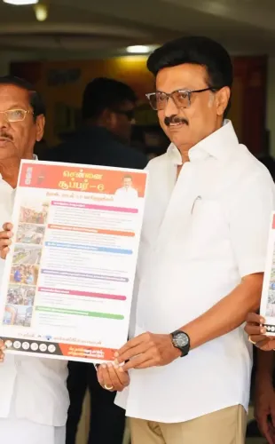 M. K. Stalin Launches 'Chennai Super 6' Election Manifesto with 20 Promises