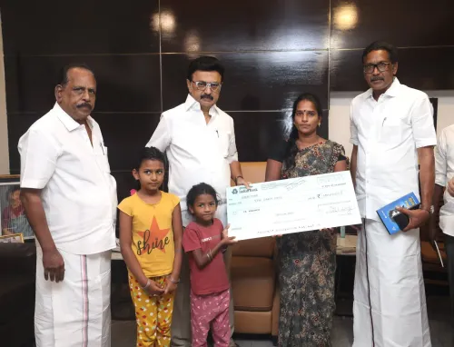 Stalin vows DMK support for cadre families, urges road safety