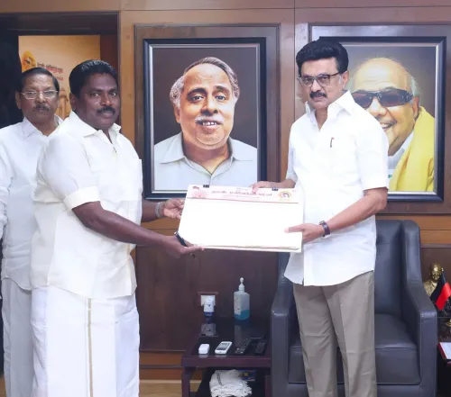 Stalin Welcomes Ex-Minister Benjamin Back to DMK
