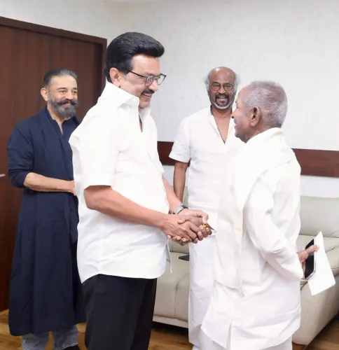 Stalin Wishes Ilaiyaraaja on Birthday, Recalls Isaignani Title