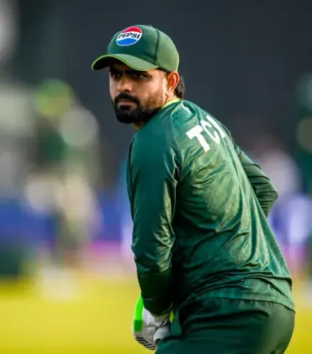 How does Babar Azam suggest handling pressure in T20 WC clash against India?
