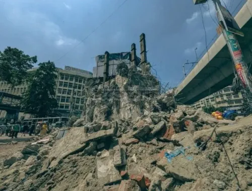 Why Was the Structure Dedicated to Bangladesh's Liberation War Demolished? New Installation Planned for July Protest