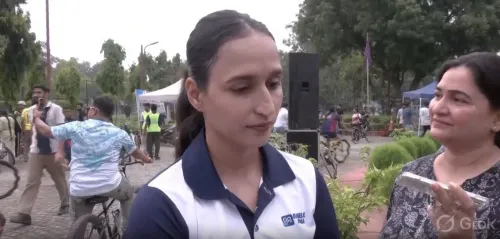 फिट इंडिया 'संडे ऑन साइकिल' के 82वें संस्करण में प्रीति दुबे बोलीं — फिटनेस हर आम इंसान की ज़रूरत