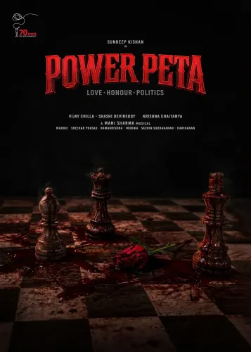 Sundeep Kishan's Next Film 'Power Peta' Unveiled by Krishna Chaitanya