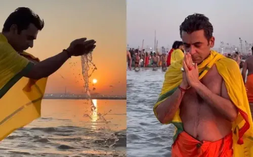 Sunil Grover ‘feels blessed’ to take a holy dip at Maha Kumbh 2025