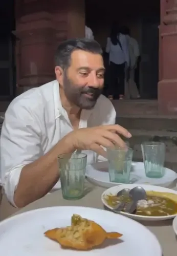 Did Sunny Deol Just Share the Secret to Healthy Eating While Enjoying a Samosa?