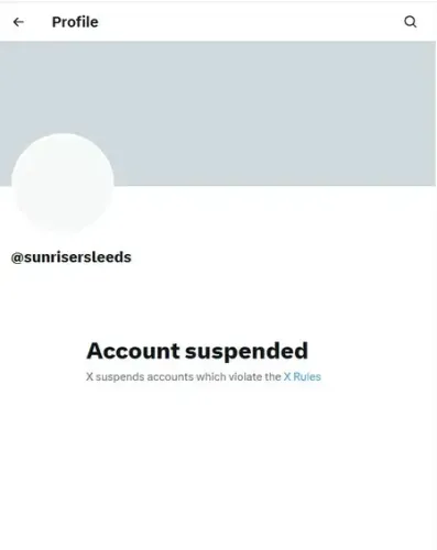 Sunrisers Leeds' X Account Faces Suspension After Abrar Ahmed Signing Fallout