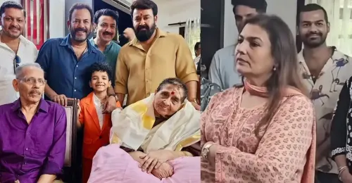 Did Superstar Mohanlal Visit His Mother in Kochi After Receiving the Dadasaheb Phalke Award?