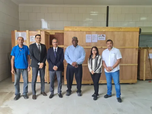 Did Suriname Just Receive Its First Shipment of Fruit Processing Machinery Under Indian Grant Aid?