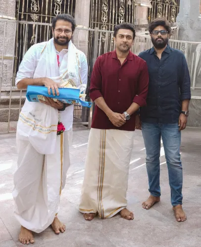 Did Suriya Seek Blessings at Palani Murugan Temple Before His Film's Shoot?