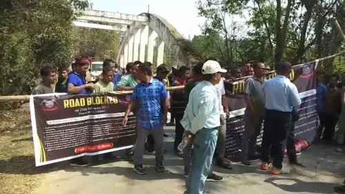 Former Militants Disrupt National Highway in Tripura; Officials Step In to Resolve