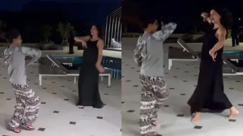 Sushmita Sen Dances with Her Beloved Daughter Beneath the Stars