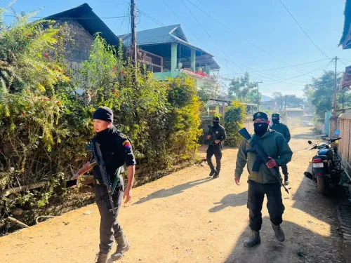 Did suspected militants open fire in Manipur's Bishnupur?