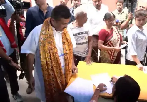 Suvendu Adhikari inspects Bhabanipur booths, urges voters as Phase 2 polling begins