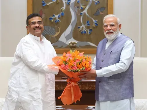 Suvendu Adhikari meets PM Modi in Delhi, secures Centre's support for Bengal