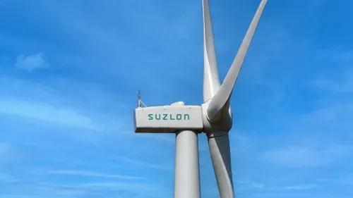 Suzlon Energy Q1 FY27 profit falls 6% to ₹305 crore; stock drops 5%