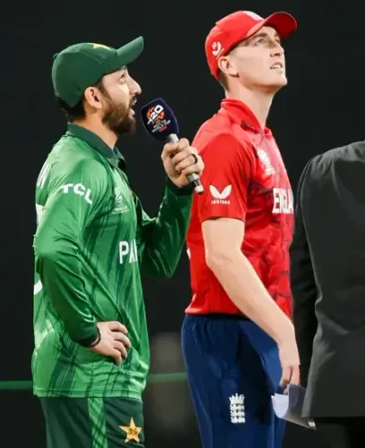 T20 World Cup: Pakistan Opts to Bat First Against England as Afridi Steps In