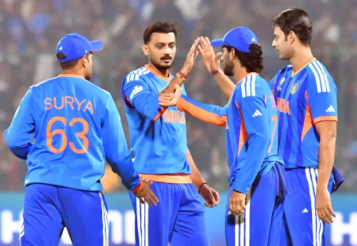 How did Chakaravarthy’s 3-7 lead India to a 93-run victory over Namibia in T20 WC?