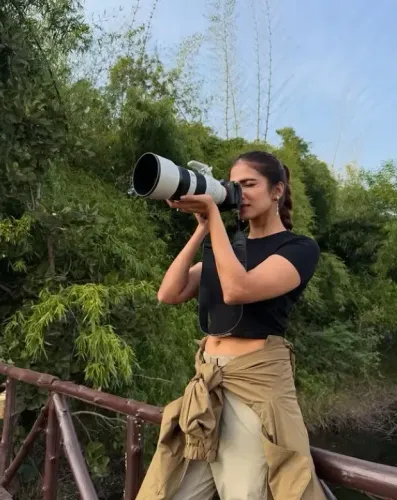 क्या ताडोबा में मालविका मोहनन का सफर बाघों की तस्वीरों के साथ दिल खुश कर गया?