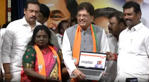 भाजपा ने तमिलनाडु में 'शिकायत बॉक्स' का उद्घाटन किया, पीयूष गोयल ने एनडीए सरकार की संभावना जताई