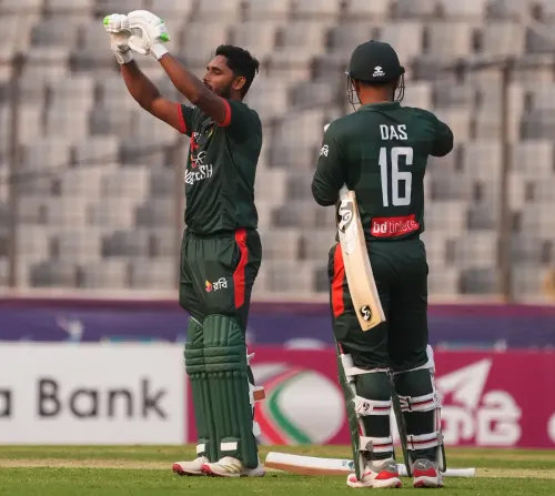 बांग्लादेश की शानदार जीत: तंजीद का पहला शतक और तस्कीन का कमाल