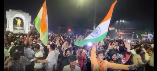 टीम इंडिया ने टी20 वर्ल्ड कप में ऐतिहासिक जीत से बनाया नया इतिहास, जश्न का माहौल