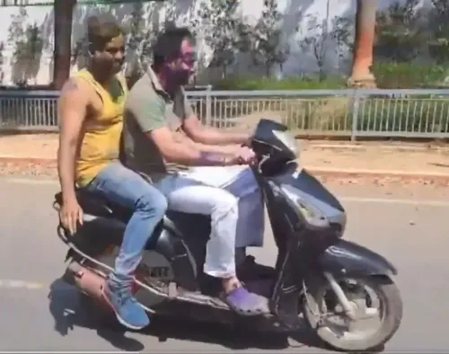 Tej Pratap Yadav Penalized for Traffic Violations on Holi