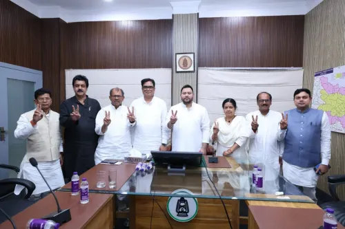 Tejashwi meets RJD council poll candidates, claims ruling side rattled