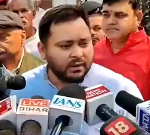 Tejashwi slams Nitish Kumar over Bihar's law and order 