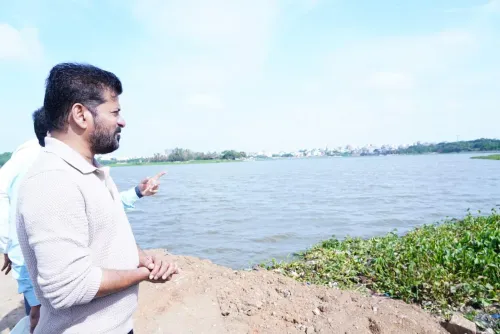 Mir Alam Tank: Revanth Reddy inspects ₹430 crore Hyderabad project