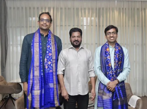 Telangana CM meets Skyroot Aerospace founders in Delhi