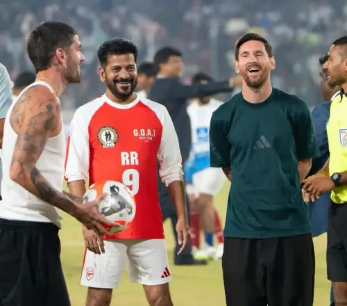 Did Telangana CM thank Messi for his thrilling visit to Hyderabad?