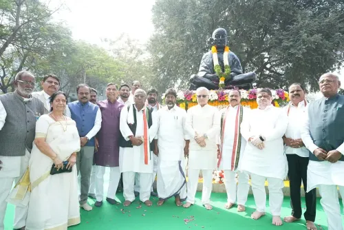 Did Telangana Governor and Dy CM Honor Mahatma Gandhi at Bapu Ghat?