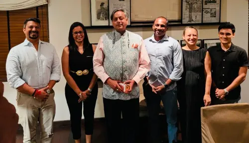 Tharoor Discusses India-Sri Lanka Connectivity With PE Investor