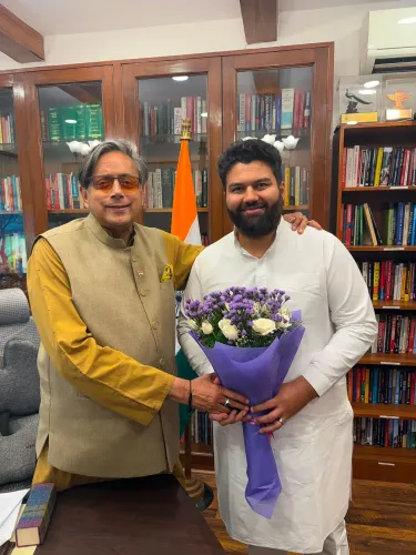 Tharoor Hails Olympian Smit Singh as Model Young Leader