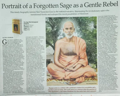 Tharoor hails review of his book on Sree Narayana Guru