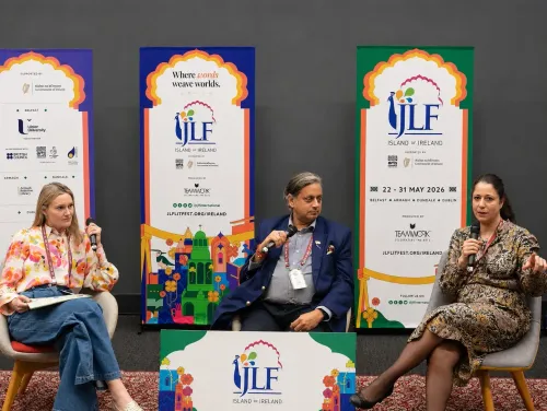 Tharoor joins discussion with Iranian scholar, Irish journalist