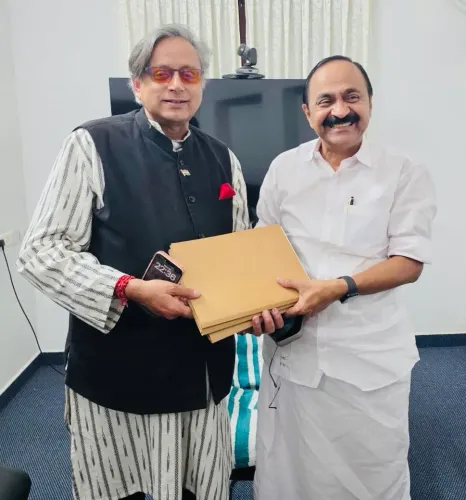 Tharoor meets Kerala CM after Air India delay pushes appointment to 9pm