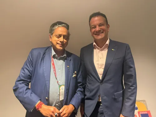 Tharoor meets Leo Varadkar at JLF Ireland edition