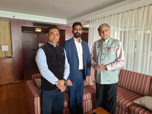 Tharoor Meets Sri Lanka's Jeevan Thondaman, Hails Young Leaders