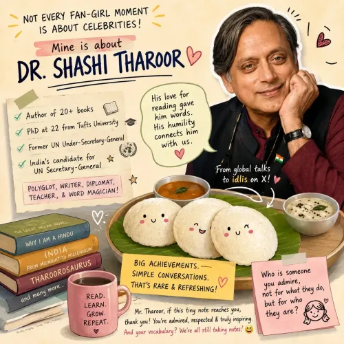 Tharoor on Authenticity: 'What You See Is What You Get'