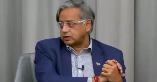 Tharoor Posts Folded-Hands Emoji on X