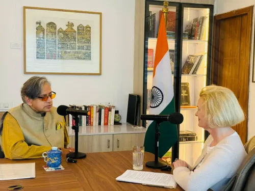 Tharoor Records Podcast with Norway Ambassador on India Ties