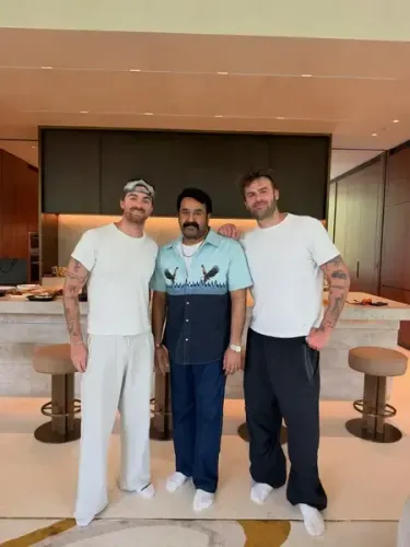 The Chainsmokers find a new friend in Malayalam superstar Mohanlal