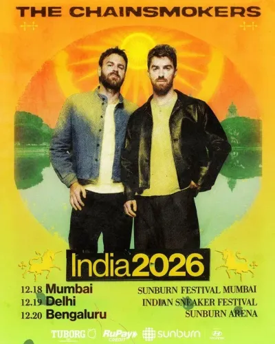 The Chainsmokers return to India for 3-city tour in December 2026