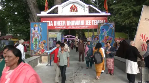 Jyeshtha Ashtami 2025: Thousands throng Mata Kheer Bhawani temple in Ganderbal