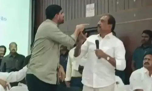 BRS MLA Faces Three Legal Cases for Disorderly Conduct at Karimnagar Meeting