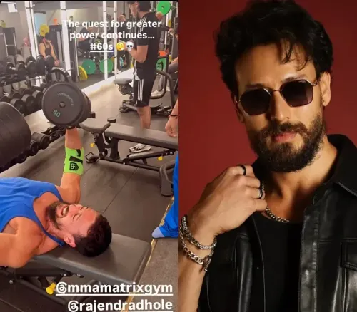 Tiger Shroff Declares His Ongoing Pursuit for Enhanced Strength as He Lifts Heavy Weights